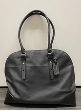 Tumi Black Leather Villa Nivelle Business Laptop Satchel Bag - $2k Apr W/coa