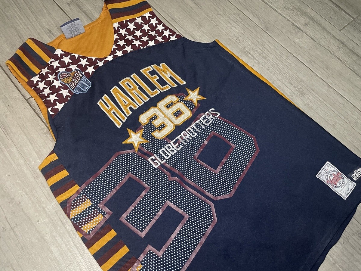 希少 Harlem Globetrotters Platinum Fubu Collectors PLATINUM FUBU HARLEM Globetrotters Jersey #22