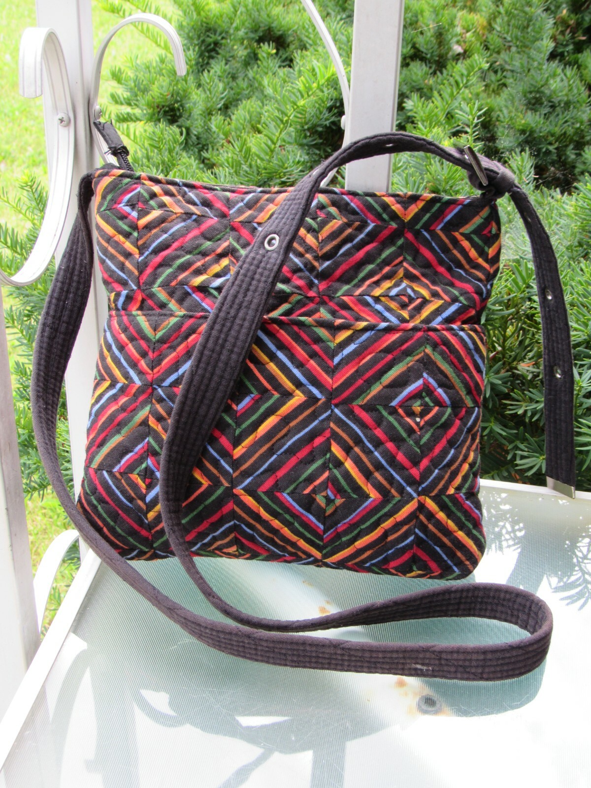 DONNA SHARP Multi Geo Print Small Adjustable Stra… - image 11