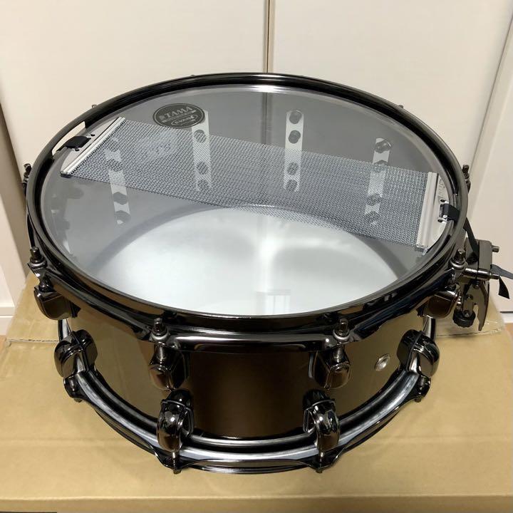 Tama S.L.P. LBR1465 Black Brass Snare Drum 14 Tama S.L.P. LBR1465 Black Brass Snare Drum 14