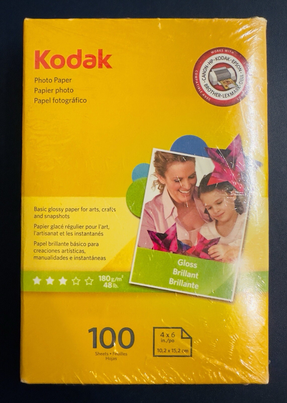 Kodak Ultra Premium Photo Paper 4 x 6 Inches Gloss Brillia 100 sheets New Sealed