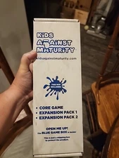 Kids Against Maturity Card Game for Kids & Families + Expansion Packs 1 & 2 New
