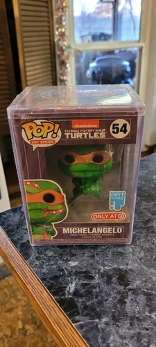 Funko Pop! Art Series Teenage Mutant Ninja Turtles Michelangelo #54 Target NEW