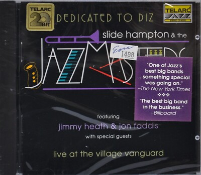 Slide Hampton and The Jazz Masters - Dedicated to Diz [NEW CD] Telarc Jazz