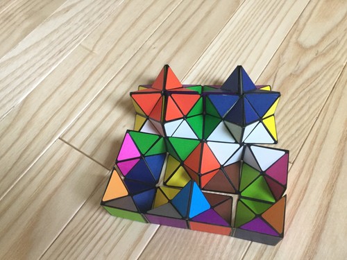California Creations Amazing Star Cube: 2 Piece Transforming Geometric Puzzle - Picture 7 of 10