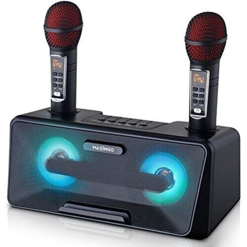 Portatile Karaoke per Bambini Con Bluetooth Altoparlanti, 2 senza Fili Microfono - Bild 1 von 4