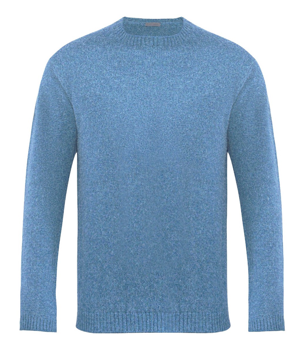 NEW FW Stile Latino round neck sweater pure camel EU 54 US 44 L XL