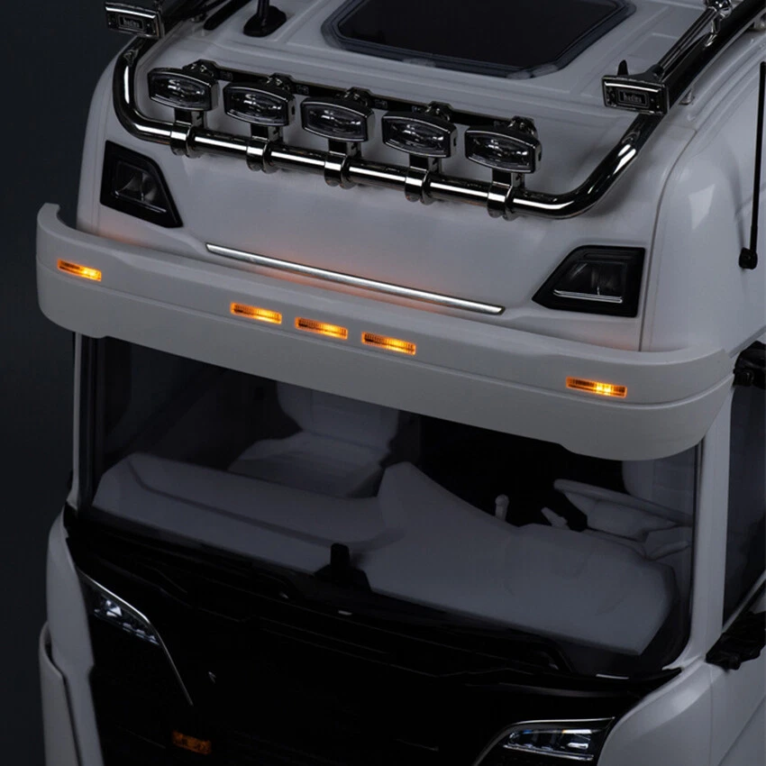 LED White Sun Visor Upgrade Kit für Tamiya 1/14 Traktor Scania 770S 56368 RC Car - Bild 4 von 4