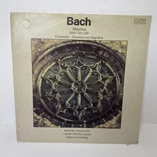 BACH ROSTOCKER MOTETTENCHOR MOTETTEN BWV 225 230 2LP ETERNA BAROQUE CLASSICAL NM
