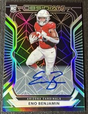 2020 Panini Obsidian Rookies Auto /150 Eno Benjamin #161 Rookie RC