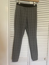 J. CREW Women’s Size 4 Pants Dress Pants GIGI PANT Plaid Skinny Side Zipper