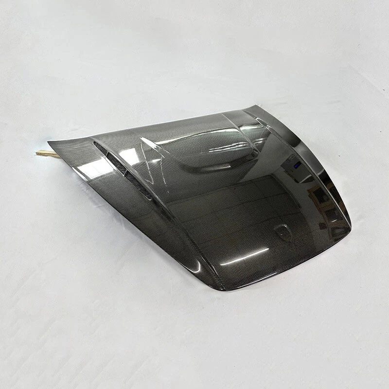Cubierta de tapa del capó delantero de fibra de carbono para Porsche Cayenne 2011-2017  Foto 2 de 3