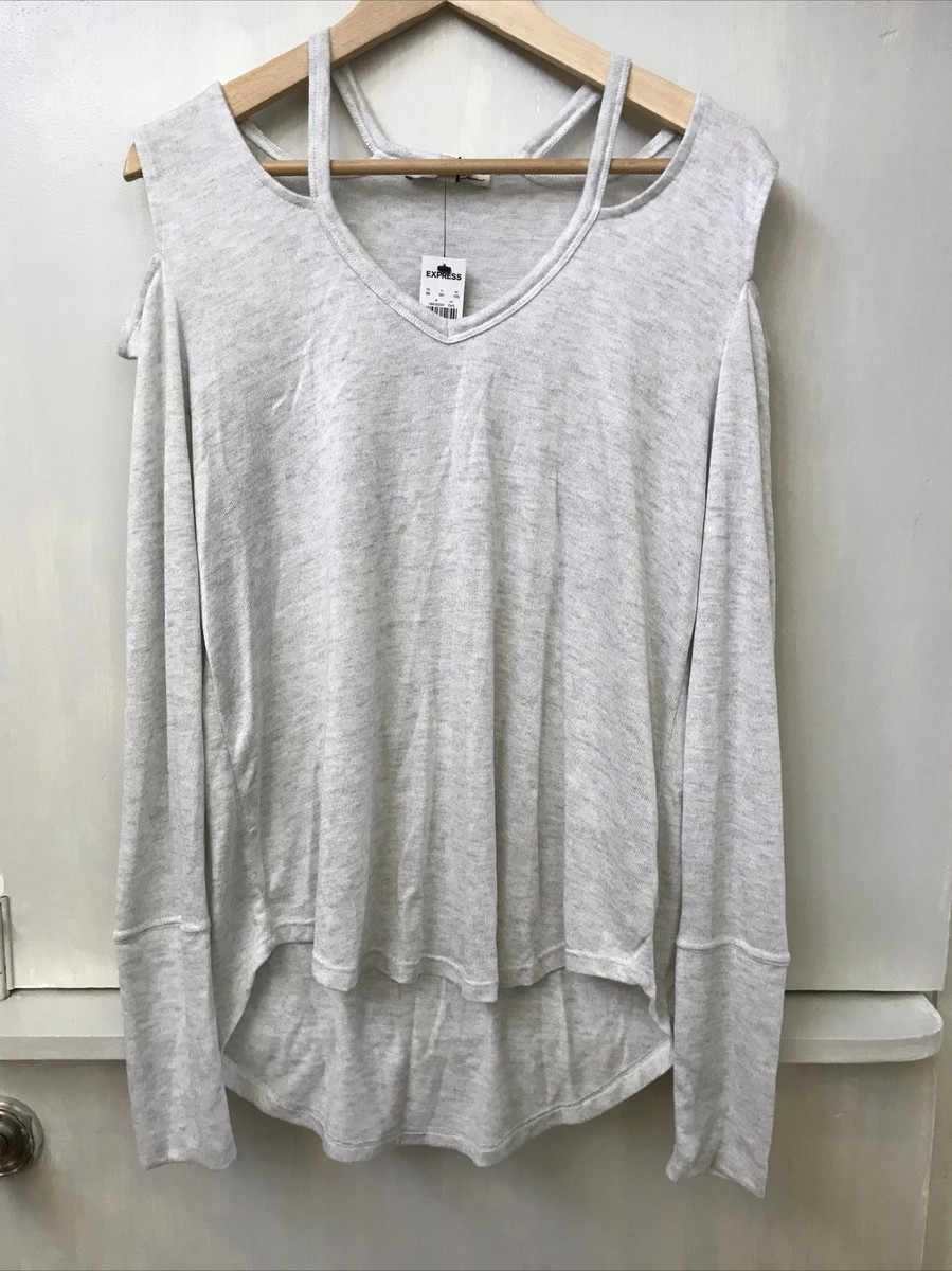express cold shoulder top