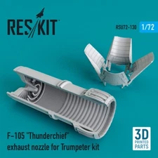 1/72 Reskit RSU72-0130 F-105 "Thunderchief" exhaust nozzle for Trumpeter kit