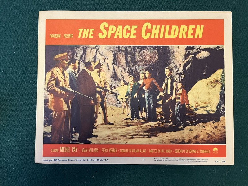 THE SPACE CHILDREN Original Movie Lobby Card #1 Jack Arnold