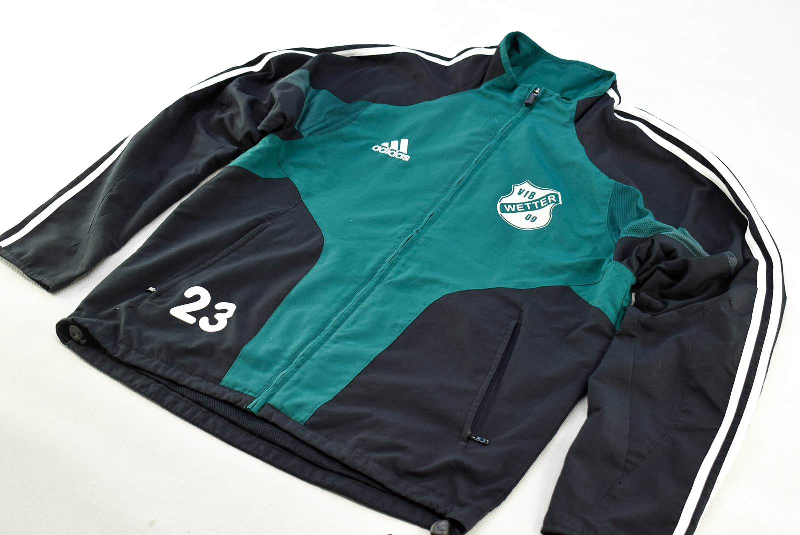 Adidas Trainings Jacke Sport Jacket  Track Top Soccer Mesh Casual Black 2004 6 M