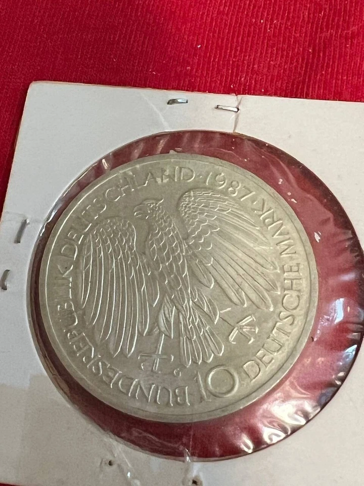 1987 Treaty of Rome 1991 Brandenburger GERMANY Lot 2 Silver Coin 10 Marcs  D2-10 - Image 4 of 4