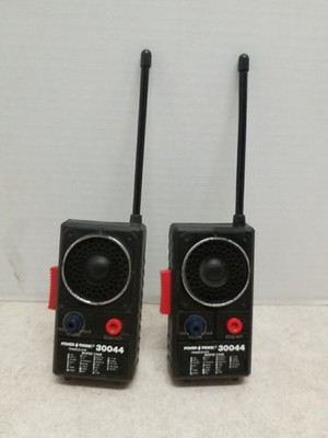 2) Power Tronic 30044 Battery Operated (Pair)Walkie Talkies  ️1988 W/ Morse-code