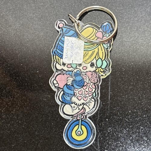 Precious Moments Keychain Clowns Unicycle 1991 Plastic Vintage New Old Stock - Picture 2 of 6