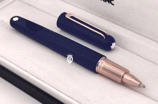 Montblanc M By Marc Newson Rollerball Pen, Precious Navy Blue Resin -Refurbished