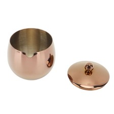 Rose Gold Large Sugar Bowl Spice Jar With Lid Storage For Salt Candy Coffee HEN