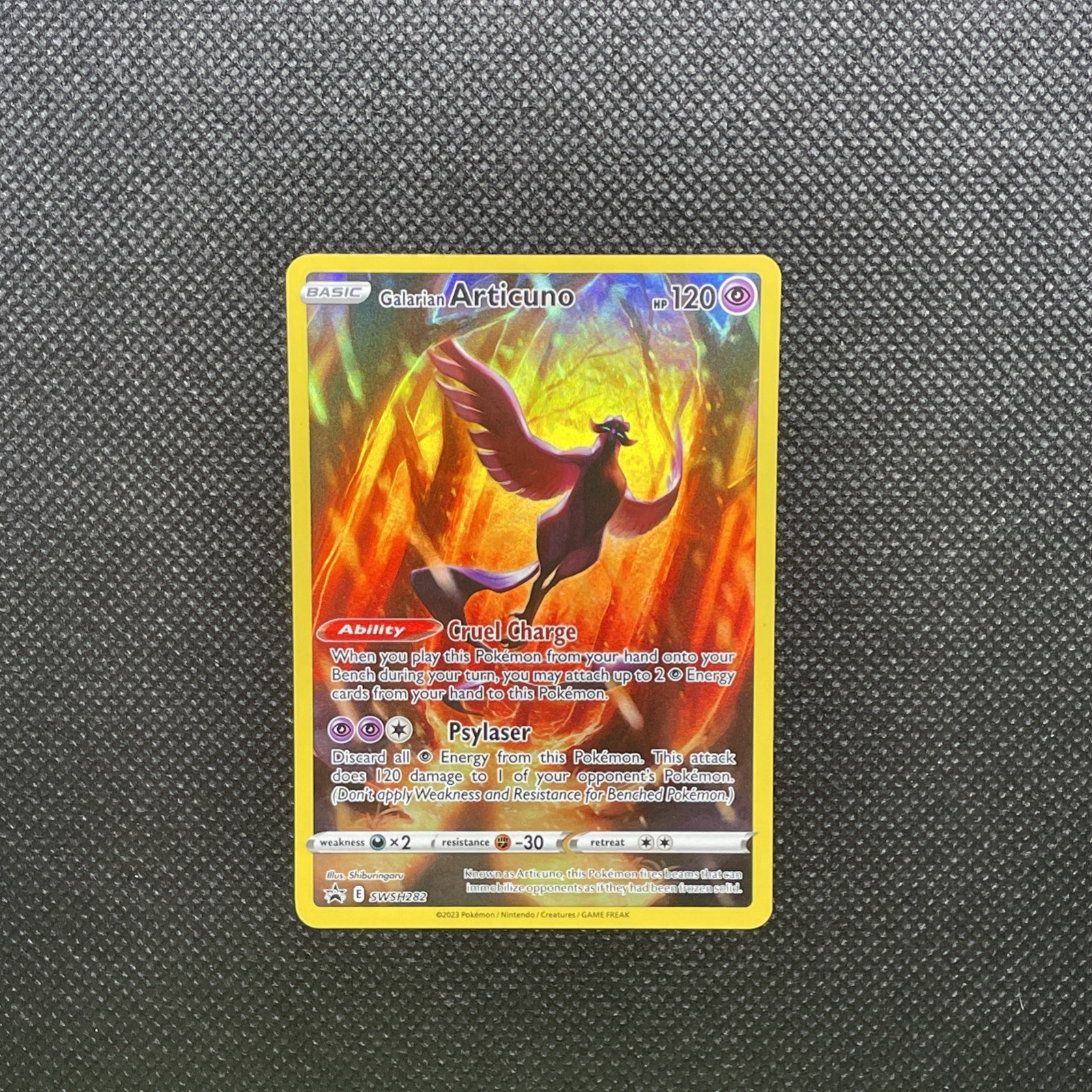 Pokémon TCG Galarian Articuno SWSH Black Star Promos SWSH282 Holo Promo