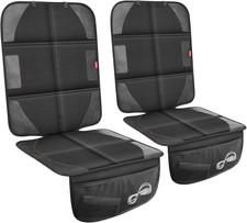 Waterproof 600D Car Seat Protector for Kids  Pets   Non-Slip, Leather Reinforce