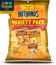 Variety Pack: Long-Lasting, Odorless Air-Activated Warmers