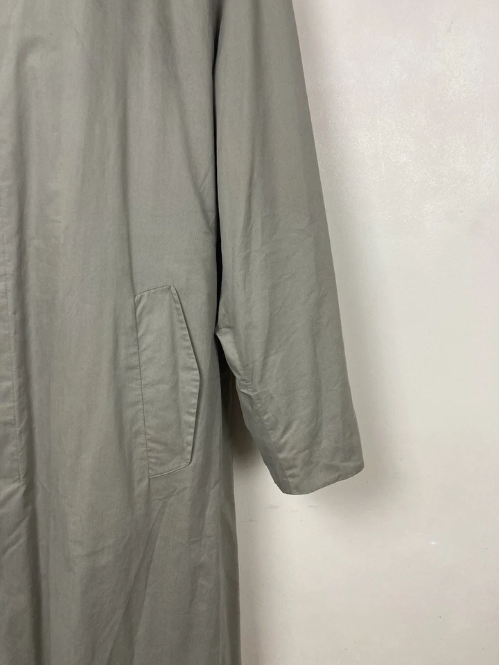 Harrods Bugatti Overcoat Trench Coat Mens Size XL Stone Classic Accademia - Image 4 of 4