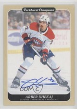 2023-24 Upper Deck Parkhurst Champions Auto Arber Xhekaj #68 Auto 11jd