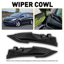 For Hyundai Elantra 11-16 Front Side Windshield Wiper Cowl Extension Cover Trim