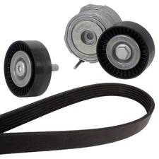 Continental Drive Belt Idler Pulley Tensioner Kit For A6 Quattro A7Quattro 3.0L