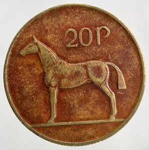 OLD IRISH COIN 20p Horse Twenty Pence 1986 - 2000 £3.63 - UK