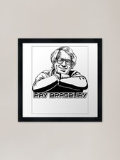 Ray Bradbury 1 Framed Art Print Framed Wall Art Poster Canvas Print Picture