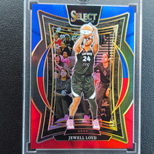 Panini 2025 WNBA Select Jewell Loyd Las Vegas Aces Red & Blue Prizm #72 /399