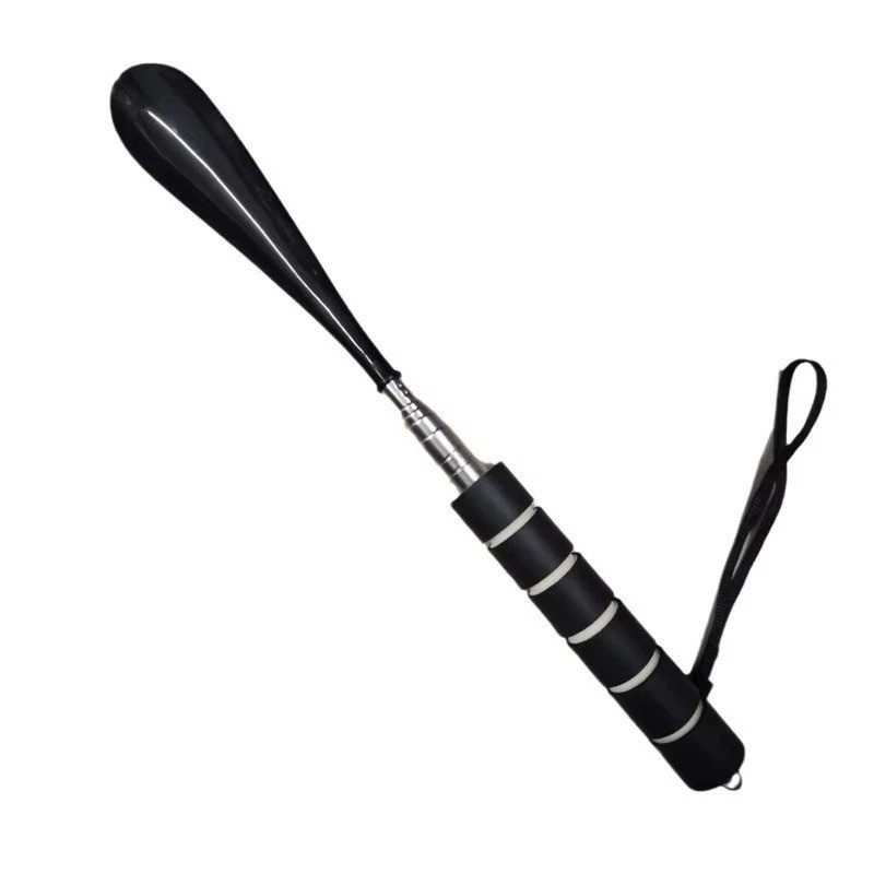 Extra Long Handle Stainless Steel 28" Handled Metal Shoehorn Horns