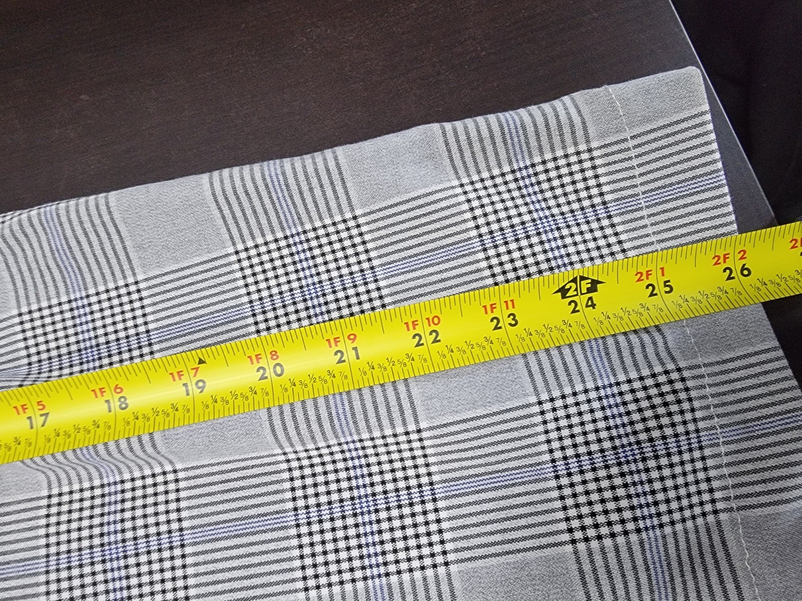 H&M Men’s Short Dress Pants Gray Plaid Drawstring Waistband  Relaxed Fit Size:L thumbnail 14