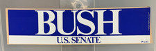 1982 Prescott Bush for US Senate bumper sticker Connecticut CT