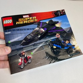 Lego Marvel Super Heroes Civil War Black Panther Pursuit 76047 No Figures