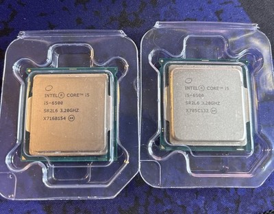 2X Intel Core i5-6500 SR2L6 3.2GHz 4-Core LGA 1151 CPU