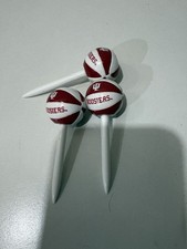 Indiana University Hoosiers Basketball Golf Tee Brand New Never Used Red White