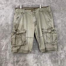 Levis Cargo Shorts Men 36 Baggy Y2K 90s Streetwear Skater Preppy distressed 