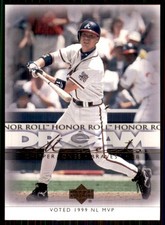 2002 Upper Deck Honor Roll #46 Chipper Jones Atlanta Braves