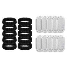 20PCS Cat Fountain Filter Replacement With Sponges For 67 108 135oz Waterer