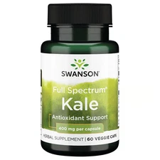 Swanson Full Spectrum Kale 400 mg 60 Veggie Capsules