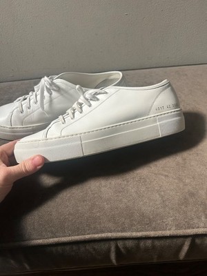 Common Projects Tournament Low White 42 Excellent Condition worn twice
