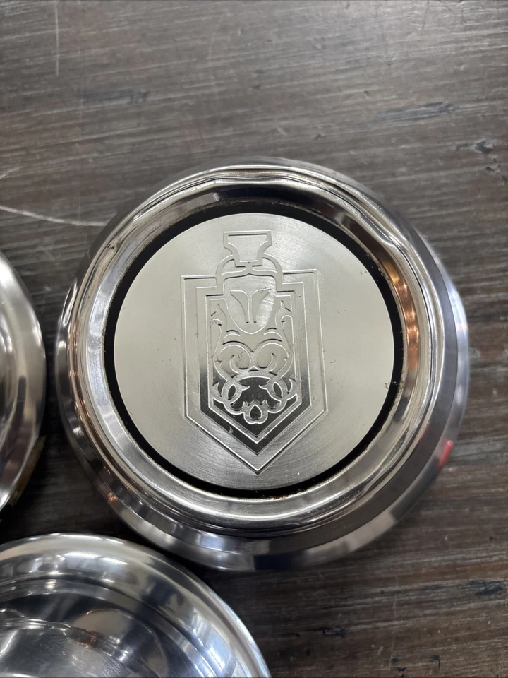 Juego de 3 bujes centrales de acero inoxidable chevrolet monte carlo años 70 nuevos de stock Foto 3 de 4