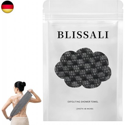 Exfoliating Antibacterial Shower Towel, Peeling Duschtuch, Peeling-Handtuch,