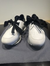 Hogan Sneaker Weiß Gr. 38,5 = Gr. 39 Leder Mit Seidenschleife Top!