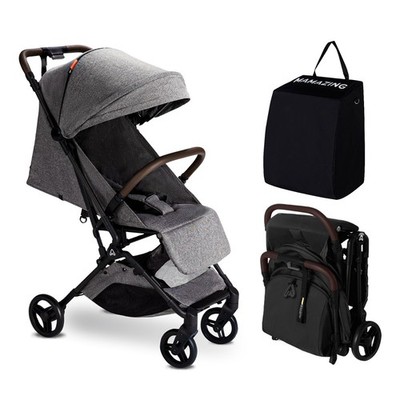 MAMAZING Ultra Air Lightweight Travel Stroller Carbon Fiber One-Hand Fold